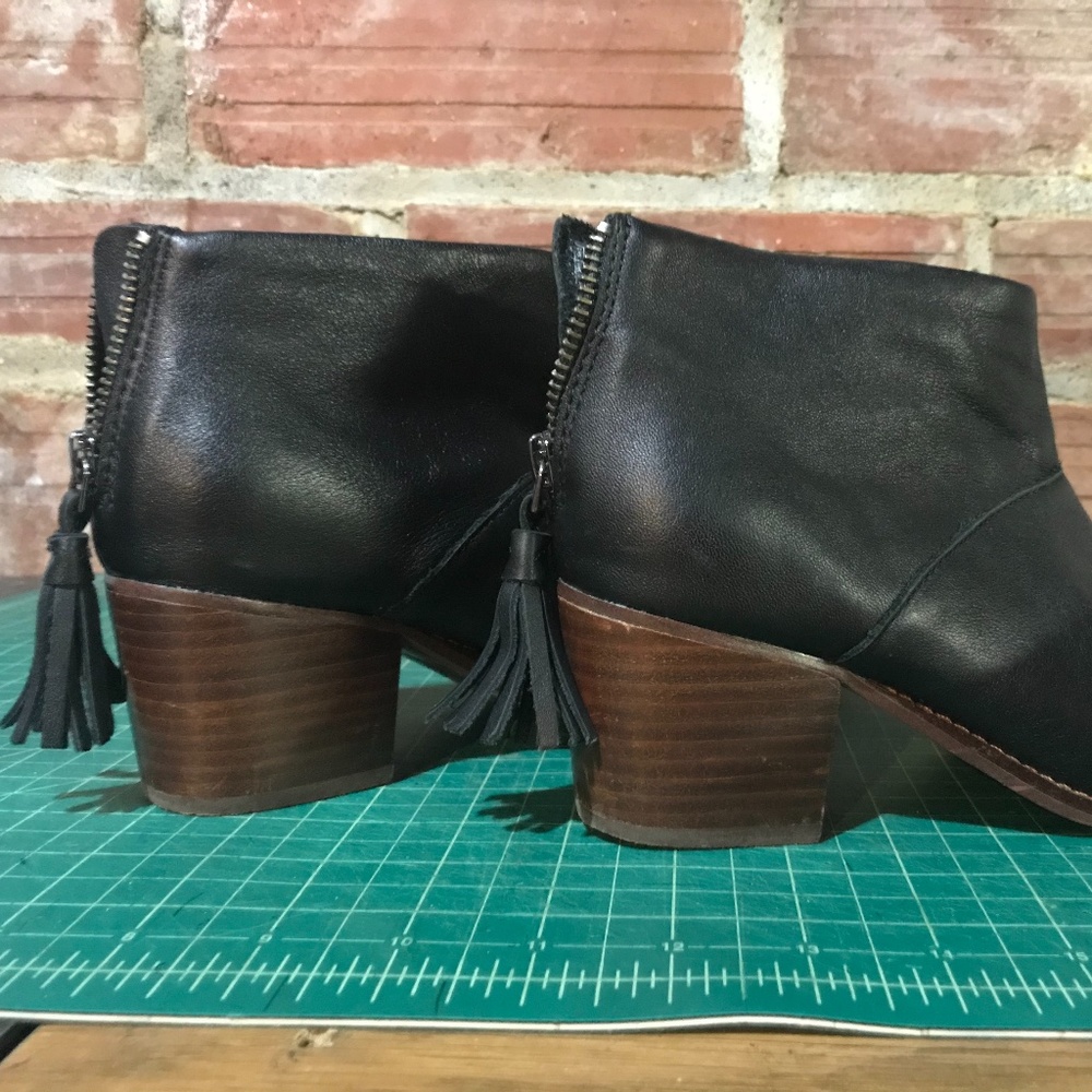 Toms Leila Booties with Tassel Zip